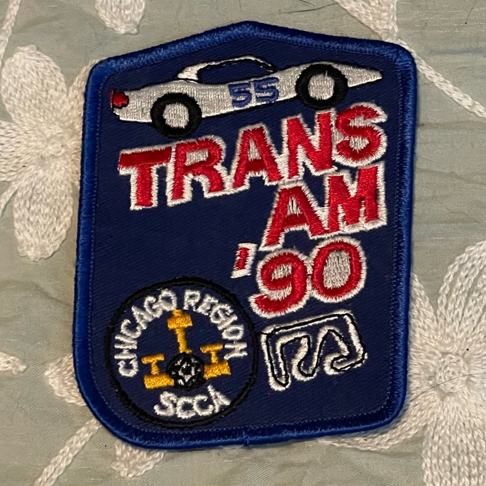 Vintage 1990 Trans Am Chicago Region SCCA Sports Car Club America Patch 4x3"